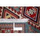 Hand Knotted Green, Red, Ivory Wool Area Rug | Geometric Tribal Medallion Patterned Accent Rug Hand Knotted Green, Red, Ivory Wool Area Rug | Geometric Tribal Medallion Patterned Accent Rug