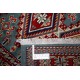 Hand Knotted Green, Red, Ivory Wool Area Rug | Geometric Tribal Medallion Patterned Accent Rug Hand Knotted Green, Red, Ivory Wool Area Rug | Geometric Tribal Medallion Patterned Accent Rug