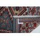 Handknotted Light Blue, Red, Ivory Wool Area Rug | Geometric Tribal Medallion Patterned Accent Rug Handknotted Light Blue, Red, Ivory Wool Area Rug | Geometric Tribal Medallion Patterned Accent Rug