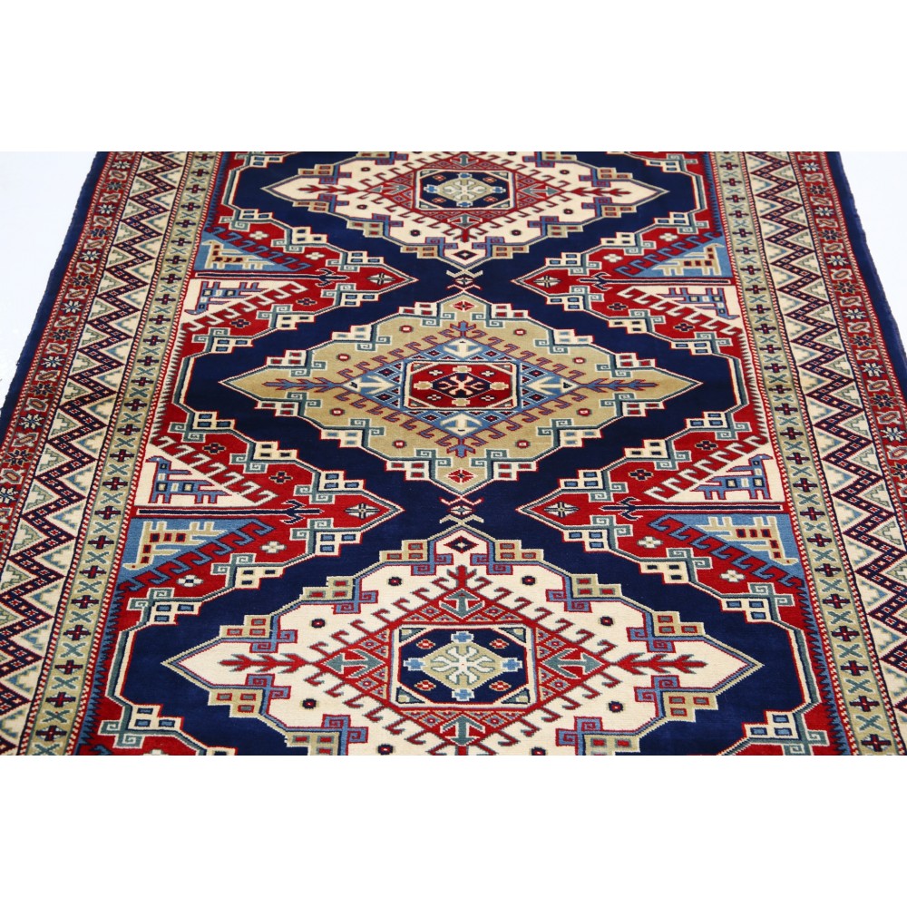 Hand Knotted Geometric Accent Rug | Decorative Area Rug for Bedroom and Entryway | 100% Wool Hand Knotted Geometric Accent Rug | Decorative Area Rug for Bedroom and Entryway | 100% Wool