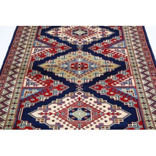 Hand Knotted Geometric Accent Rug | Decorative Area Rug for Bedroom and Entryway | 100% Wool Hand Knotted Geometric Accent Rug | Decorative Area Rug for Bedroom and Entryway | 100% Wool