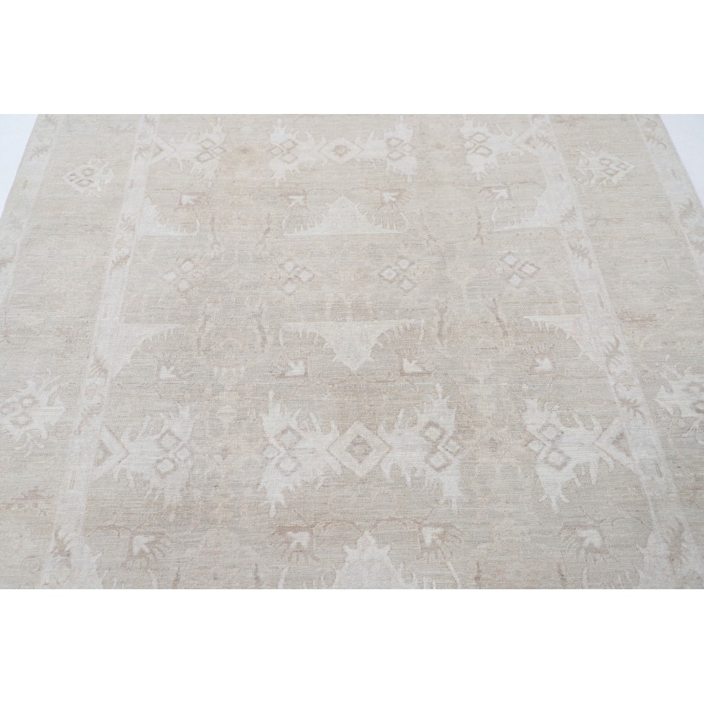 Hand Knotted Beige Area Rug for Home Decor | 100% Wool | Traditional Carpet for Living Room Hand Knotted Beige Area Rug for Home Decor | 100% Wool | Traditional Carpet for Living Room