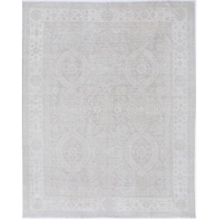Hand Knotted Large Area Rug for Living Room Decor | Beige Wool Carpet for Bedroom and Dining Room