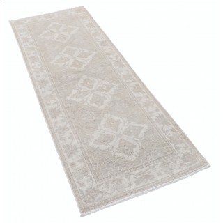 Hand Knotted Hallway Runner Rug | Beige Wool Runner Rug for Corridor | Stair Rug | New Kitchen Rug