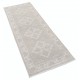 Hand Knotted Hallway Runner Rug | Beige Wool Runner Rug for Corridor | Stair Rug | New Kitchen Rug