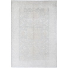 Hand Knotted Wool Area Rug for Living Room, Bedroom, and Dining Room | Decorative Soft-Toned Carpet