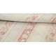 Hand Knotted Beige and Red Wool Area Rug | Turkish Stripe Motif Accent Rug Hand Knotted Beige and Red Wool Area Rug | Turkish Stripe Motif Accent Rug