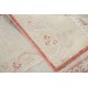 Hand Knotted Beige and Red Wool Area Rug | Turkish Stripe Motif Accent Rug Hand Knotted Beige and Red Wool Area Rug | Turkish Stripe Motif Accent Rug
