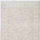 Hand Knotted Beige Wool Runner Rug | Oushak Floral Corridor Rug for Hallway, Kitchen Hand Knotted Beige Wool Runner Rug | Oushak Floral Corridor Rug for Hallway, Kitchen
