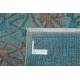 Blue Hand Knotted Turkish Square Area Rug for Home Decor | 100% Wool Blue Hand Knotted Turkish Square Area Rug for Home Decor | 100% Wool