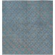Blue Hand Knotted Turkish Square Area Rug for Home Decor | 100% Wool Blue Hand Knotted Turkish Square Area Rug for Home Decor | 100% Wool