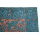 Hand Knotted Teal Blue, Blush Wool Runner Rug | Floral Corridor Rug | Stair Rug | New Kitchen Rug