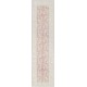 Hand Knotted Red, Beige Wool Runner Rug | Oushak Floral Corridor Rug for Hallway, Kitchen Hand Knotted Red, Beige Wool Runner Rug | Oushak Floral Corridor Rug for Hallway, Kitchen