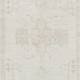 Hand Knotted Beige Wool Area Rug | Floral Design Small Rug