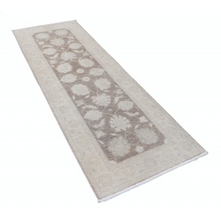 Floral Design Wool Runner Rug for Corridor | Hand Knotted Turkish Rug for Kitchen and Hallway