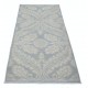 Hand Knotted Hallway Runner Rug | Light Blue and Ivory Runner Rug for Corridor | Stair Rug | Wool Kitchen Rug