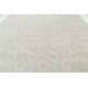 Hand Knotted Beige Large Area Rug | Repeating Ornamental Motif Carpet | 100% Wool Hand Knotted Beige Large Area Rug | Repeating Ornamental Motif Carpet | 100% Wool