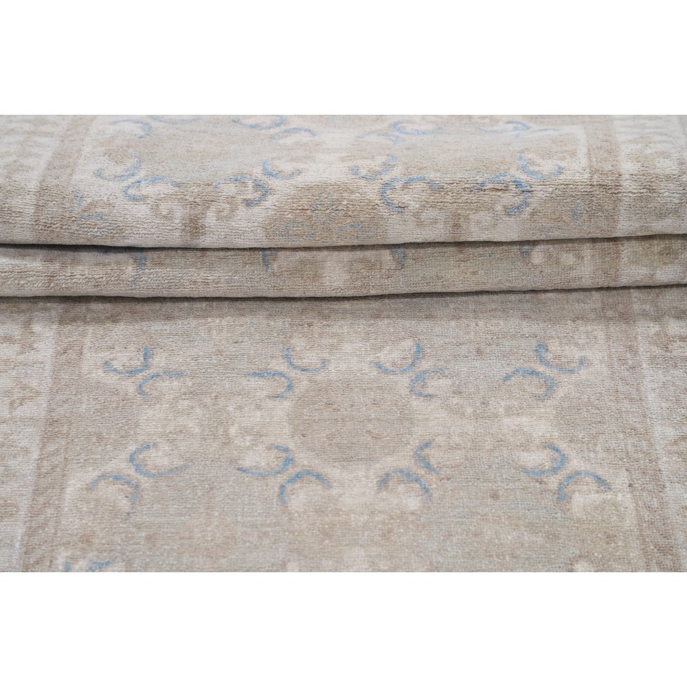 Wool Runner Rug for Corridor | Hand Knotted Kitchen Rug | Beige Hallway Rug Wool Runner Rug for Corridor | Hand Knotted Kitchen Rug | Beige Hallway Rug