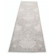 Hand Knotted Beige Wool Runner Rug | Oushak Floral Corridor Rug for Hallway, Kitchen Hand Knotted Beige Wool Runner Rug | Oushak Floral Corridor Rug for Hallway, Kitchen