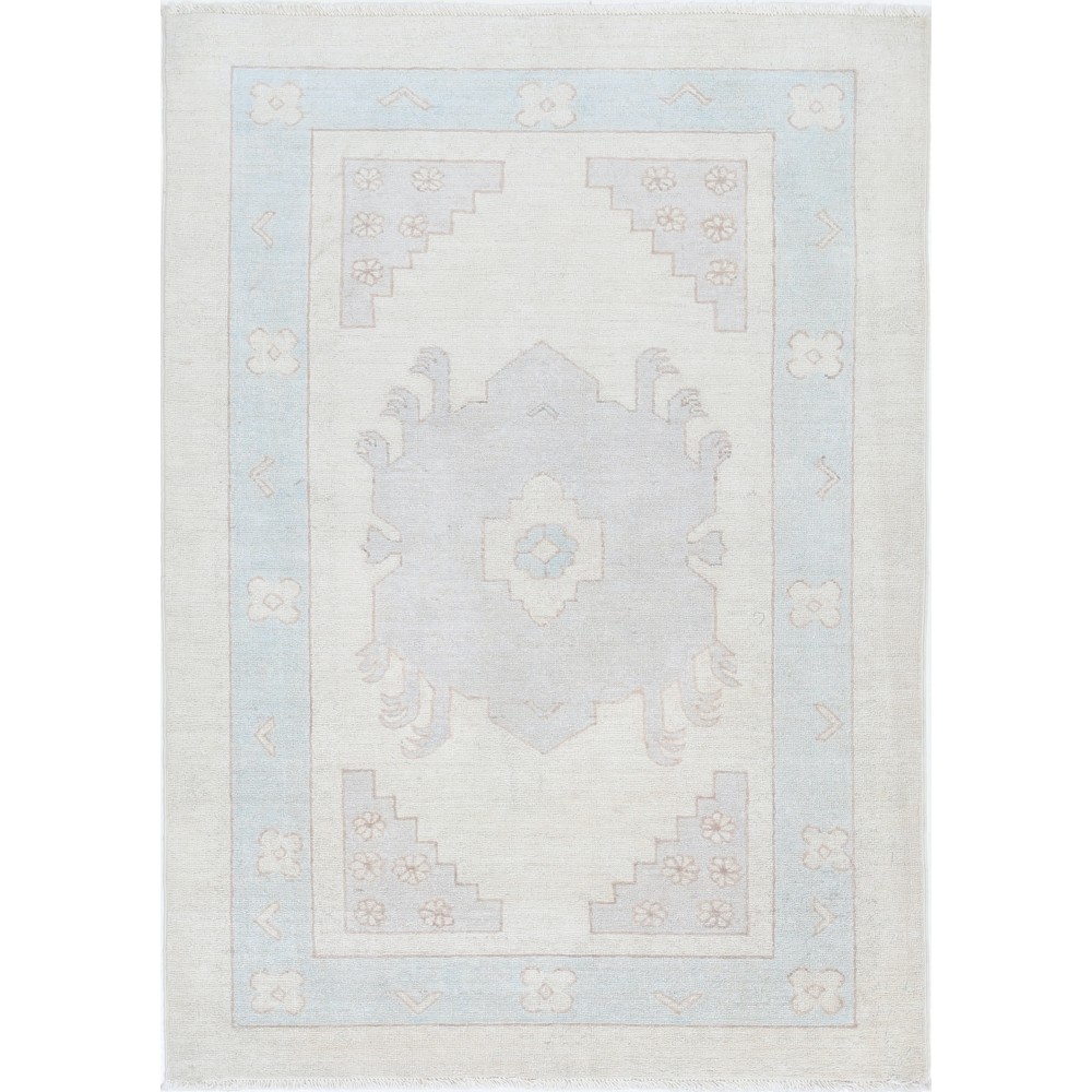 Traditional Hand Knotted Turkish Accent Rug | Muted Tone Wool Area Rug Traditional Hand Knotted Turkish Accent Rug | Muted Tone Wool Area Rug