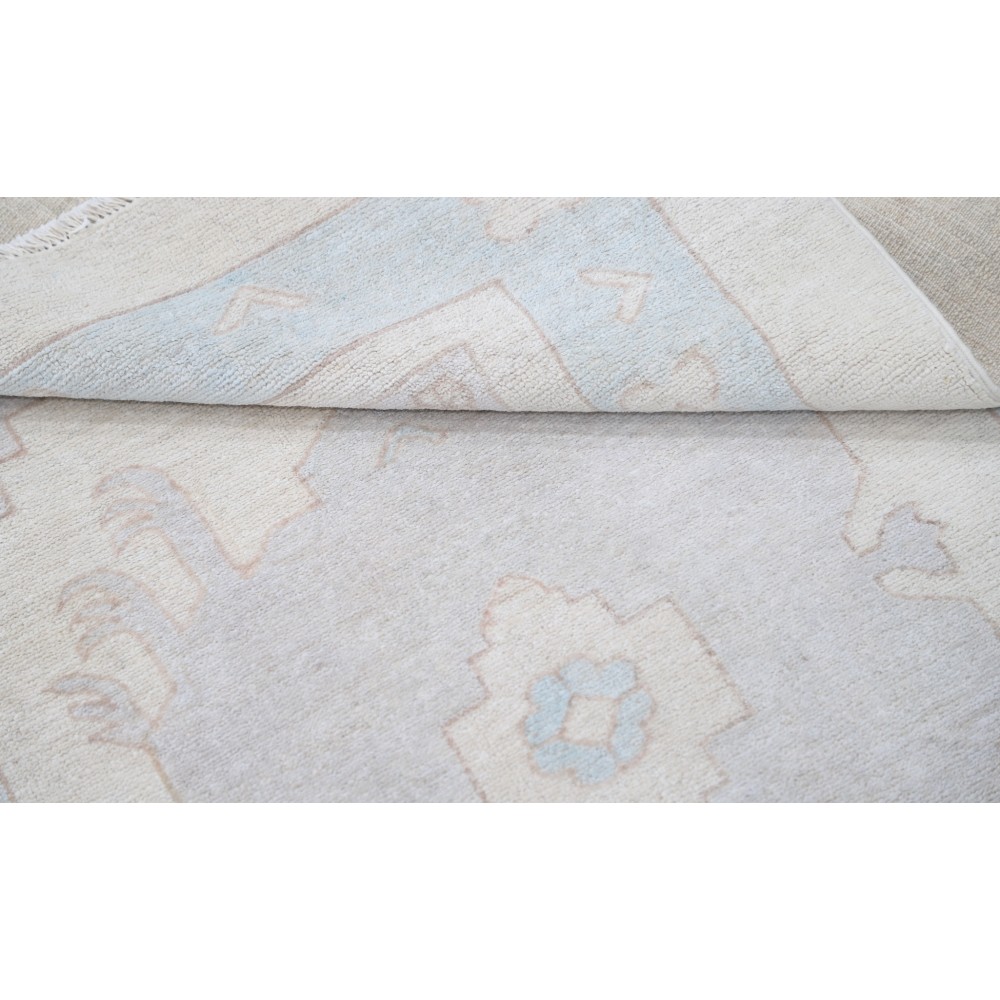 Traditional Hand Knotted Turkish Accent Rug | Muted Tone Wool Area Rug Traditional Hand Knotted Turkish Accent Rug | Muted Tone Wool Area Rug