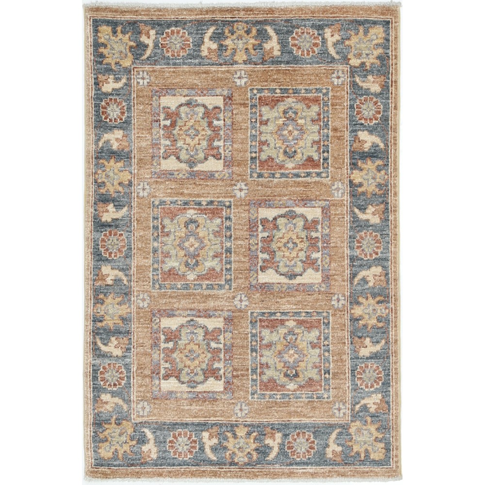 Traditional Turkish Accent Rug | Hand Knotted Small Entryway Rug | New Condition | 100% Wool Traditional Turkish Accent Rug | Hand Knotted Small Entryway Rug | New Condition | 100% Wool
