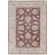 Hand Knotted Red, Ivory Wool Area Rug | Turkish Oushak Style Accent Rug Hand Knotted Red, Ivory Wool Area Rug | Turkish Oushak Style Accent Rug
