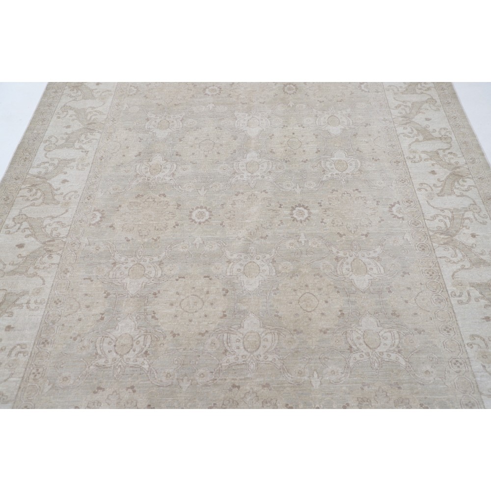 Decorative Hand Knotted Area Rug | 100% Wool Living Room Carpet | Beige Floor Covering Decorative Hand Knotted Area Rug | 100% Wool Living Room Carpet | Beige Floor Covering