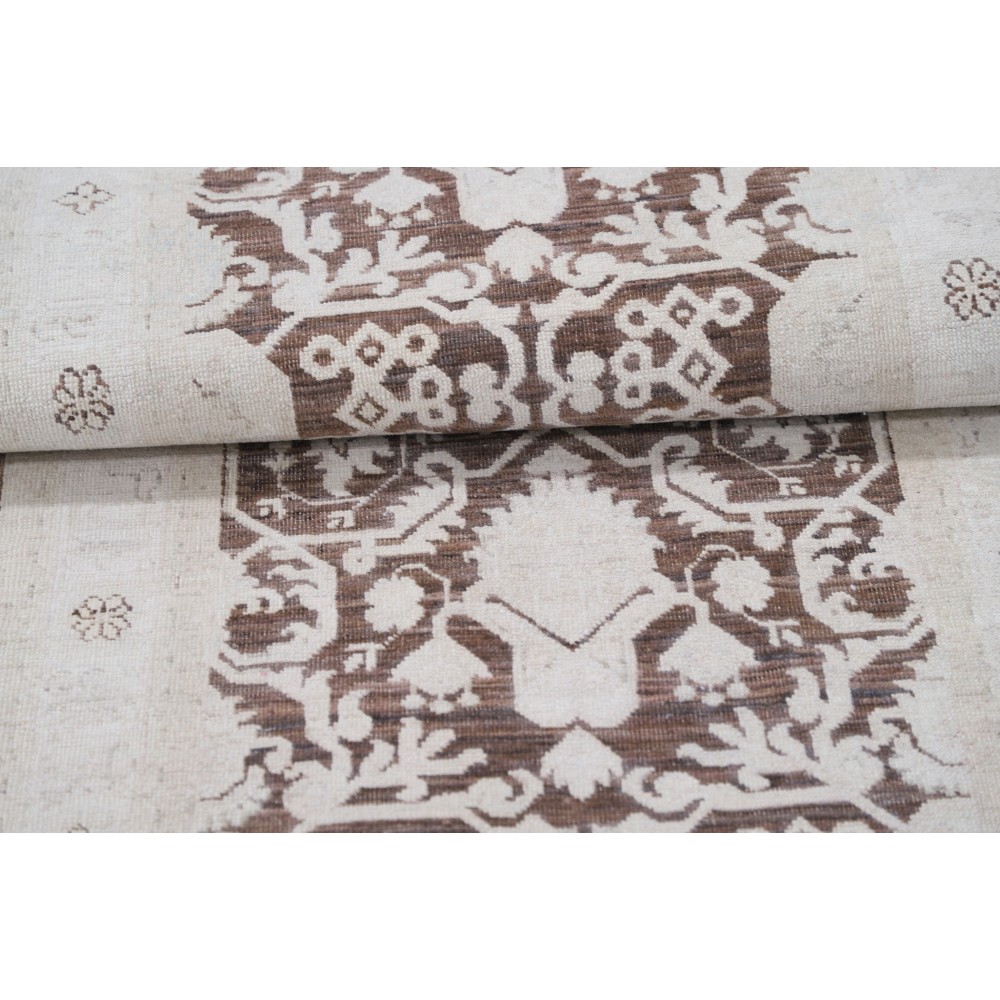 Hand Knotted Turkish Kitchen Runner Rug in Beige, Brown | Corridor Rug | Hallway Runner | Stair Rug Hand Knotted Turkish Kitchen Runner Rug in Beige, Brown | Corridor Rug | Hallway Runner | Stair Rug