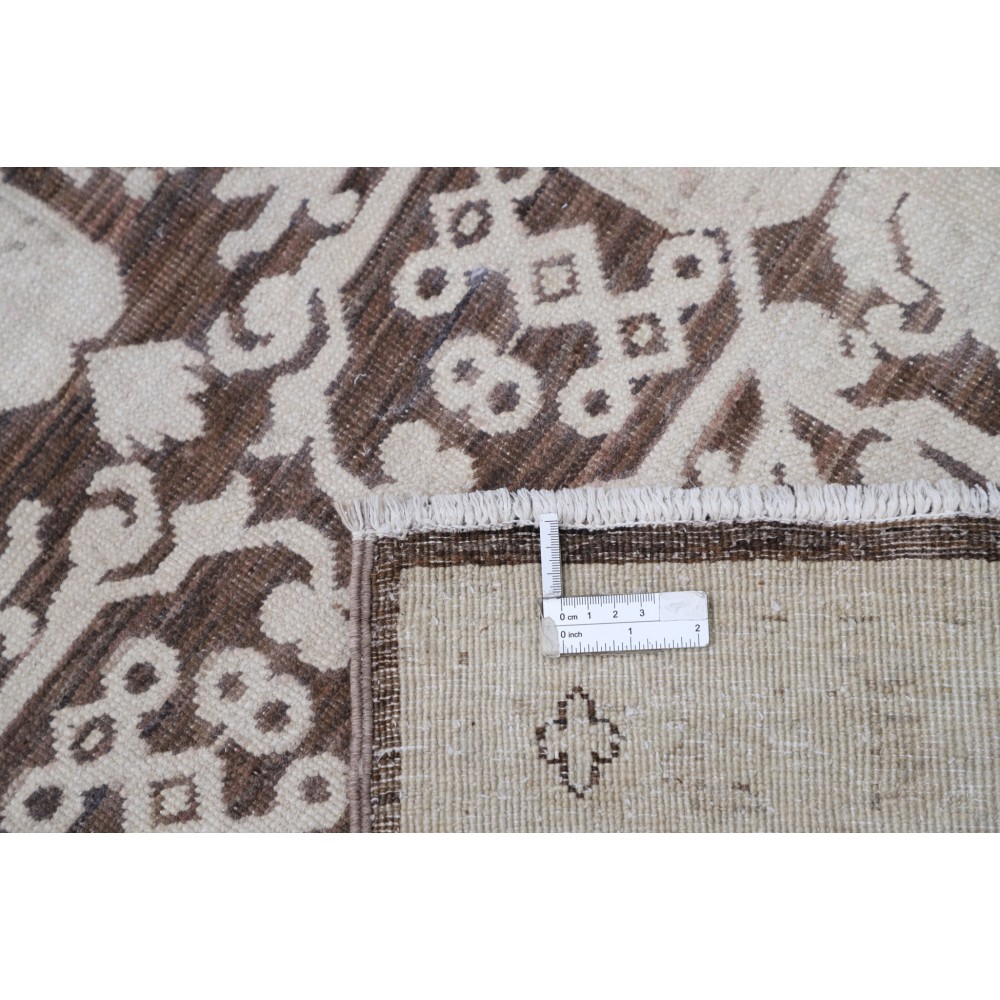 Hand Knotted Turkish Kitchen Runner Rug in Beige, Brown | Corridor Rug | Hallway Runner | Stair Rug Hand Knotted Turkish Kitchen Runner Rug in Beige, Brown | Corridor Rug | Hallway Runner | Stair Rug
