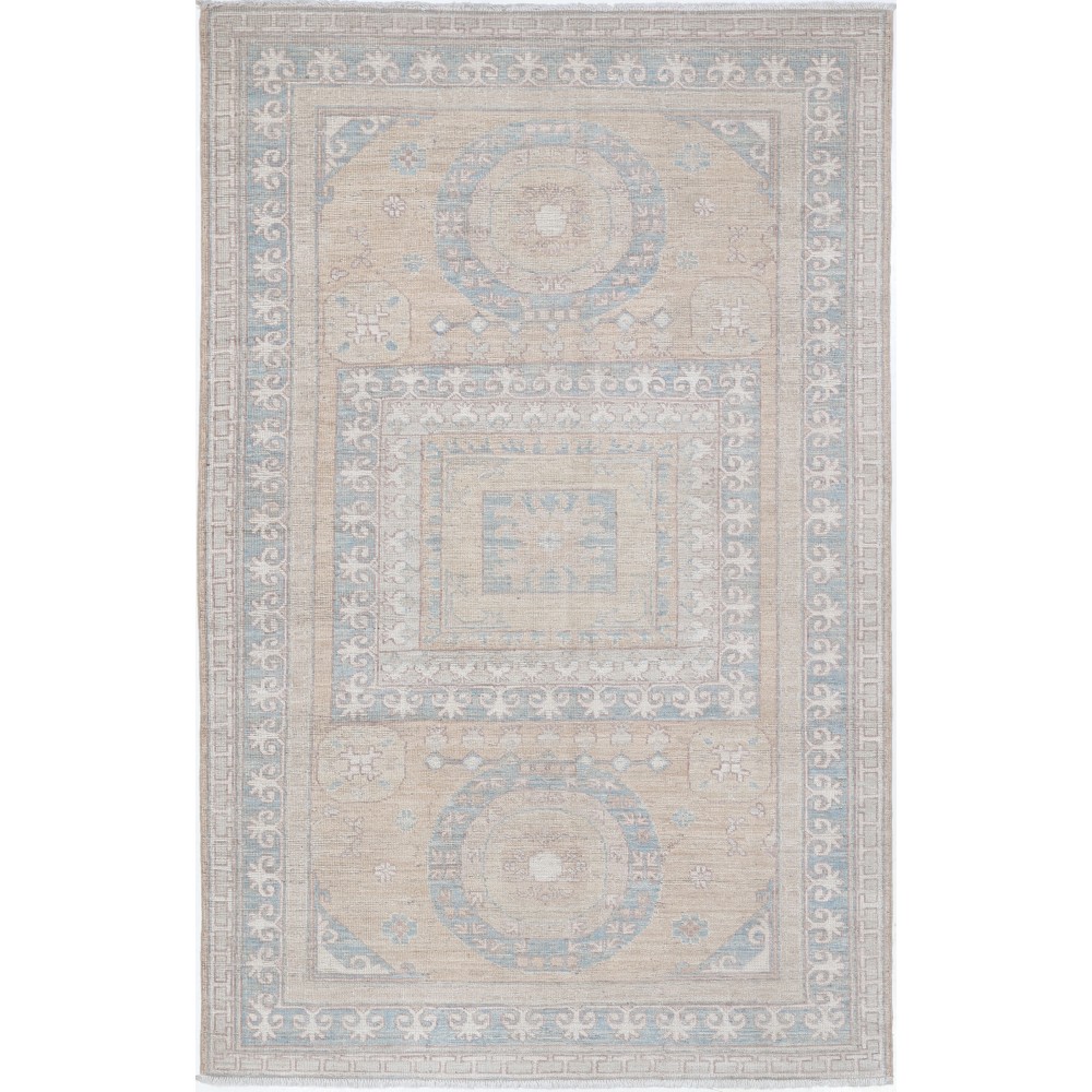 Hand Knotted Soft-Toned Wool Area Rug for Living Room, Bedroom and Dining Room Hand Knotted Soft-Toned Wool Area Rug for Living Room, Bedroom and Dining Room