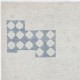 Hand Knotted Ivory, Blue, Blush Wool Area Rug | Turkish Geometric Motif Accent Rug Hand Knotted Ivory, Blue, Blush Wool Area Rug | Turkish Geometric Motif Accent Rug