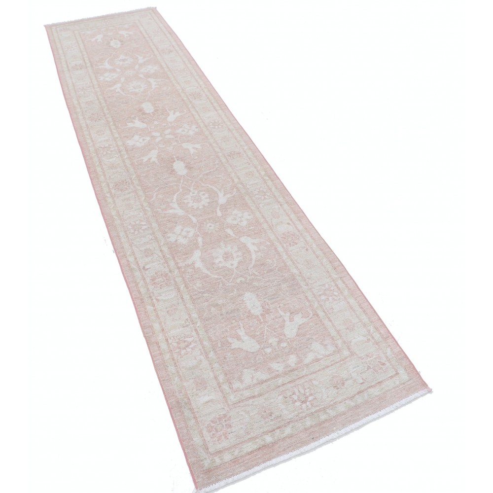 Handknotted Hallway Runner Rug in Soft Pink and Beige | Kitchen Rug | Corridor Rug | Stair Rug Handknotted Hallway Runner Rug in Soft Pink and Beige | Kitchen Rug | Corridor Rug | Stair Rug