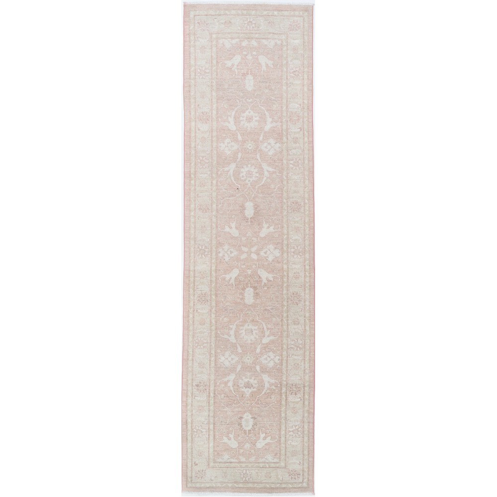 Handknotted Hallway Runner Rug in Soft Pink and Beige | Kitchen Rug | Corridor Rug | Stair Rug Handknotted Hallway Runner Rug in Soft Pink and Beige | Kitchen Rug | Corridor Rug | Stair Rug