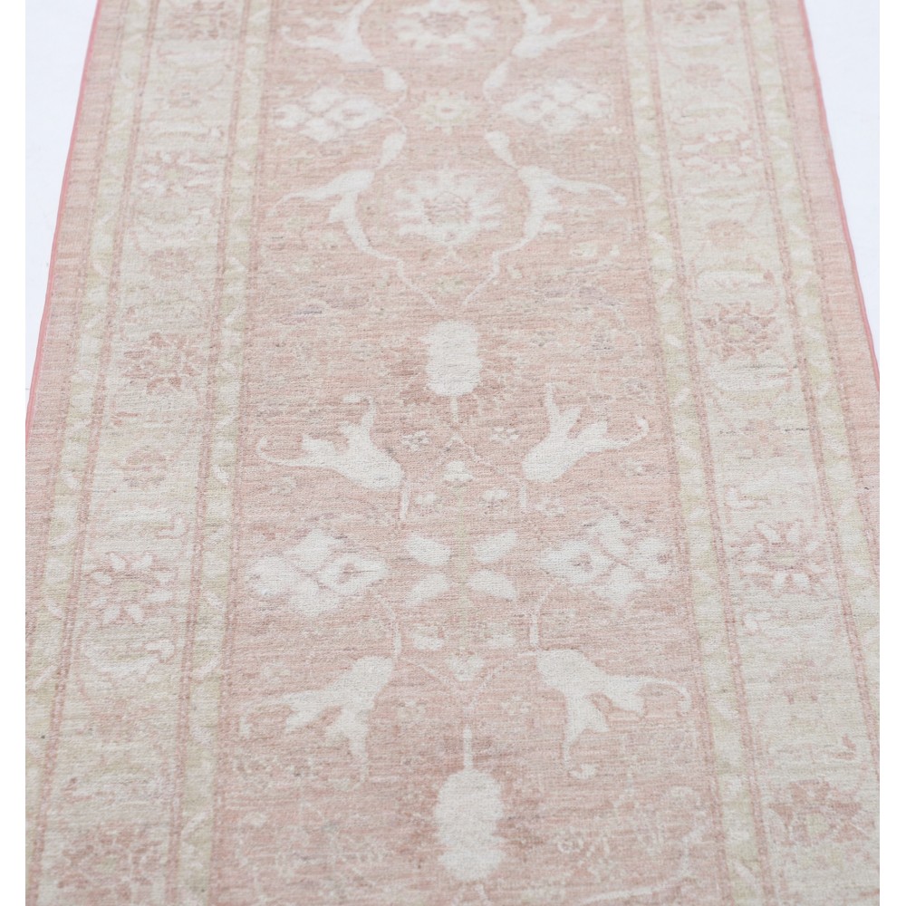 Handknotted Hallway Runner Rug in Soft Pink and Beige | Kitchen Rug | Corridor Rug | Stair Rug Handknotted Hallway Runner Rug in Soft Pink and Beige | Kitchen Rug | Corridor Rug | Stair Rug