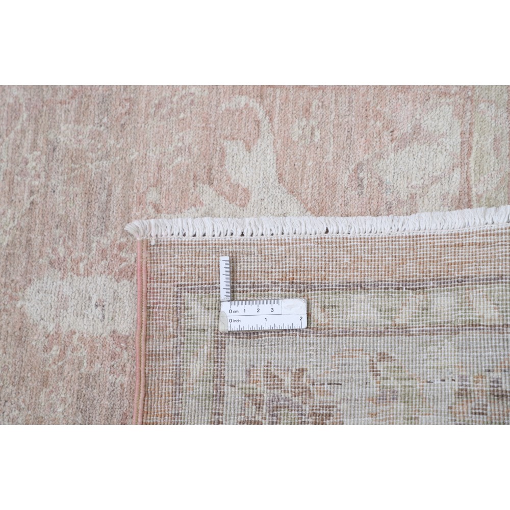 Handknotted Hallway Runner Rug in Soft Pink and Beige | Kitchen Rug | Corridor Rug | Stair Rug Handknotted Hallway Runner Rug in Soft Pink and Beige | Kitchen Rug | Corridor Rug | Stair Rug