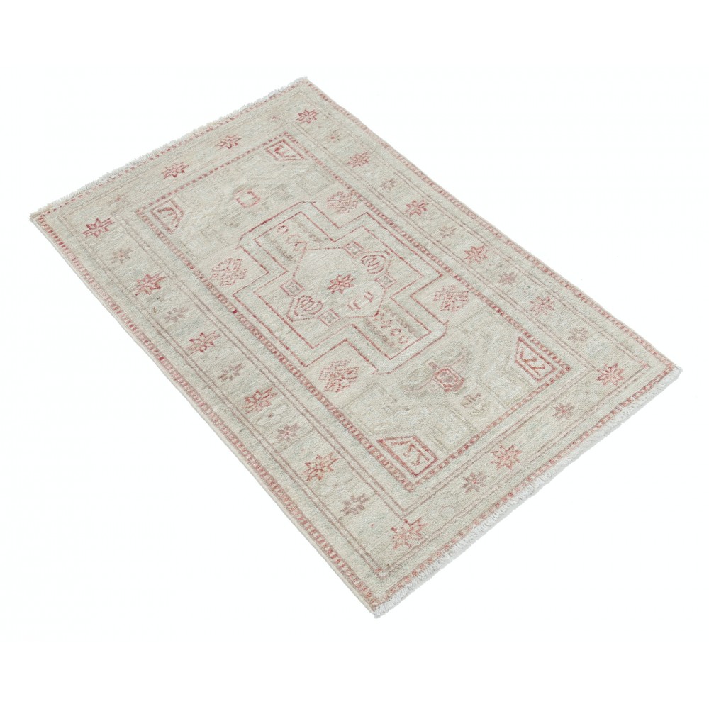 Traditional Decorative Hand Knotted Accent Rug | Beige Turkish Rug | All Wool Traditional Decorative Hand Knotted Accent Rug | Beige Turkish Rug | All Wool