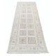 Hand Knotted Ivory, Light Blue, Pale Pink Wool Runner Rug | Turkish Geometric Design Corridor Rug for Hallway, Kitchen Hand Knotted Ivory, Light Blue, Pale Pink Wool Runner Rug | Turkish Geometric Design Corridor Rug for Hallway, Kitchen