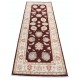 Hand Knotted Red, Beige Runner Rug for Kitchen and Corridor | Wool Hallway Rug | Stair Rug