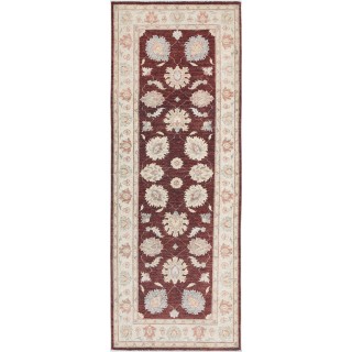Hand Knotted Red, Beige Runner Rug for Kitchen and Corridor | Wool Hallway Rug | Stair Rug
