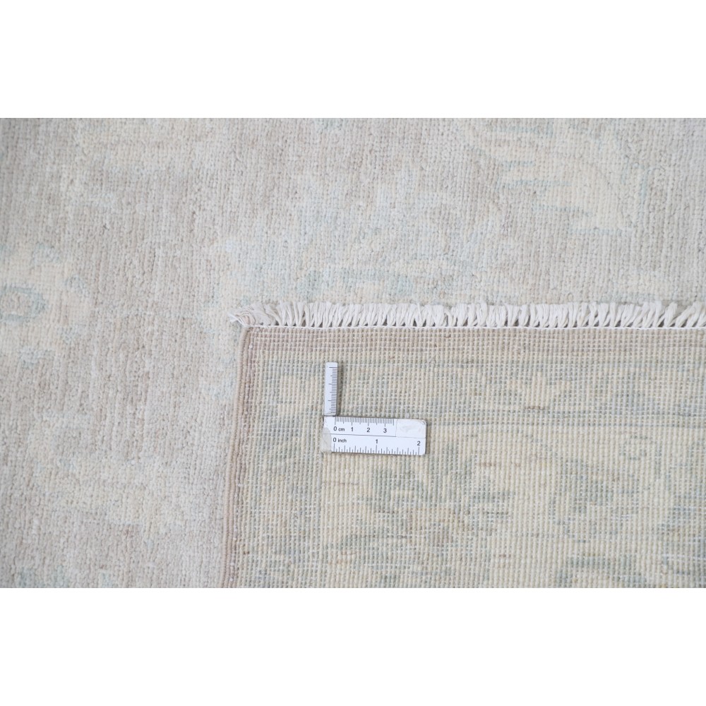 Hand Knotted Beige, Light Blue Wool Area Rug | Traditional Floral Motif Accent Rug Hand Knotted Beige, Light Blue Wool Area Rug | Traditional Floral Motif Accent Rug