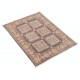 Hand Knotted Rust, Brown, Gold Wool Rug | Geometric Floral Pattern Accent Rug Hand Knotted Rust, Brown, Gold Wool Rug | Geometric Floral Pattern Accent Rug