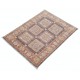 Hand Knotted Rust, Brown, Gold Wool Rug | Geometric Floral Pattern Accent Rug Hand Knotted Rust, Brown, Gold Wool Rug | Geometric Floral Pattern Accent Rug