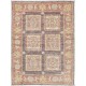 Hand Knotted Rust, Brown, Gold Wool Rug | Geometric Floral Pattern Accent Rug Hand Knotted Rust, Brown, Gold Wool Rug | Geometric Floral Pattern Accent Rug