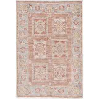 Hand Knotted Wool Accent Rug | Turkish Small Rug for Traditional Interiors