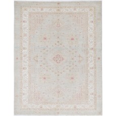 Hand Knotted Wool Area Rug for Living Room | Soft Colored Rug for Bedroom and Dining Room Decor