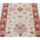 Floral Hallway Runner | Wool Kitchen Runner Rug | Handknotted Oushak Corridor Rug | Beige Stair Rug Floral Hallway Runner | Wool Kitchen Runner Rug | Handknotted Oushak Corridor Rug | Beige Stair Rug