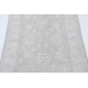 Hand Knotted Oushak Style Rug | Beige Turkish Accent Rug with All-Over Floral Design | 100% Wool Hand Knotted Oushak Style Rug | Beige Turkish Accent Rug with All-Over Floral Design | 100% Wool