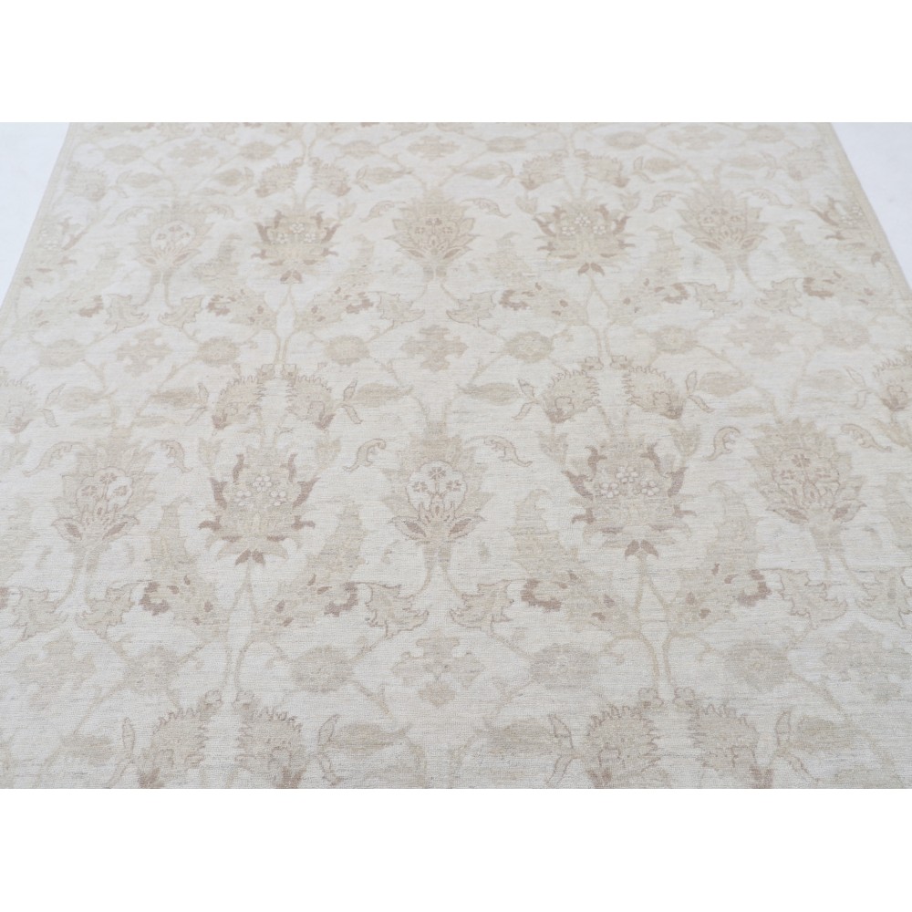 Hand Knotted Area Rug for Home Decor | 100% Wool | Traditional Beige Carpet Hand Knotted Area Rug for Home Decor | 100% Wool | Traditional Beige Carpet