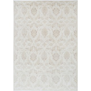 Hand Knotted Area Rug for Home Decor | 100% Wool | Traditional Beige Carpet